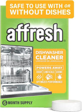 Affresh Dishwasher Cleaner, Helps Remove Limescale and Odor-Causing Residue, 6 Tablets (Pack of 6)