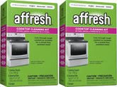 Affresh Cooktop Cleaning Kit, Safe for Glass & Ceramic Cooktops, Includes 5 oz cleaner, 5 pads, 1 scraper (Pack of 2)