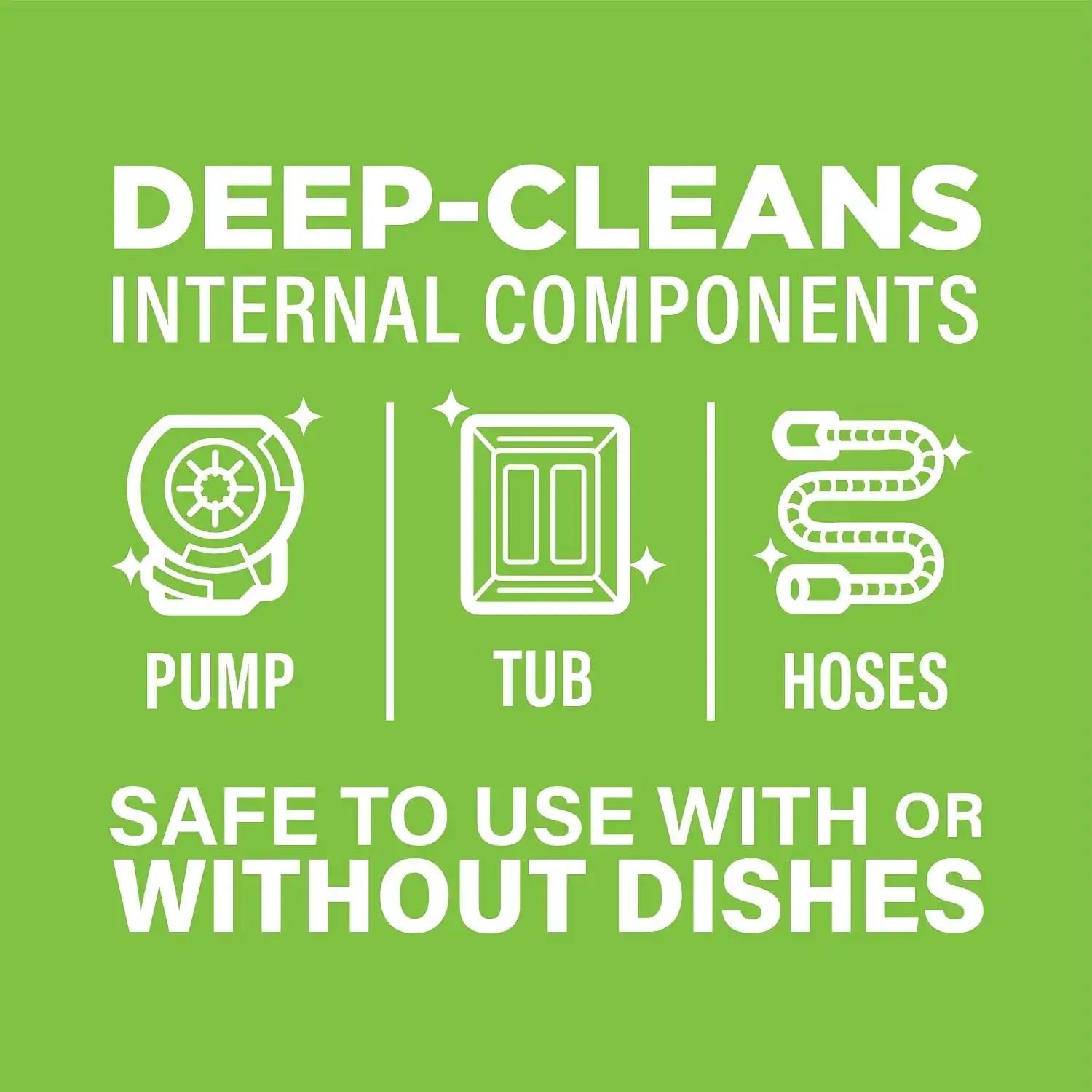 Affresh Dishwasher Cleaner, Helps Power Away Odor Causing Residues & Grime Inside Pump, Tub & Hoses, 12 Tablets, 12 Month Supply
